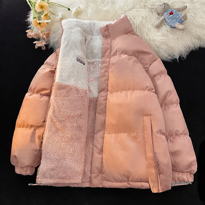 Reversible Sherpa Cotton Coat