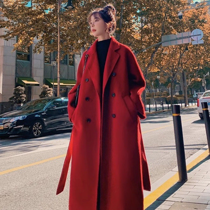 Coat for women autumn and winter polyester