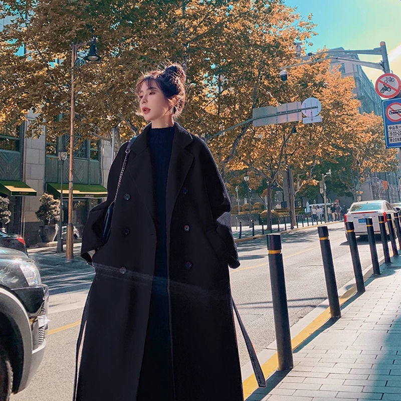 Coat for women autumn and winter polyester