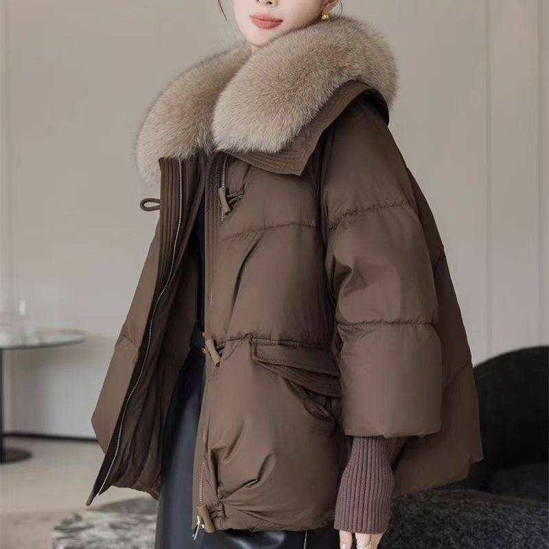 Wool-Cotton Blend Coat
