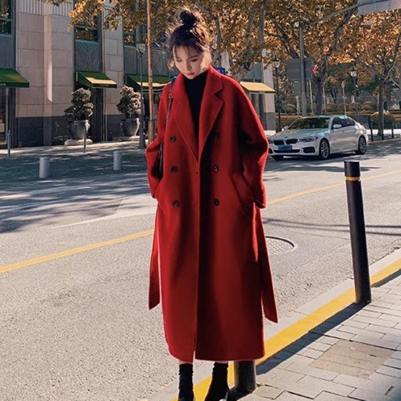 Coat for women autumn and winter polyester
