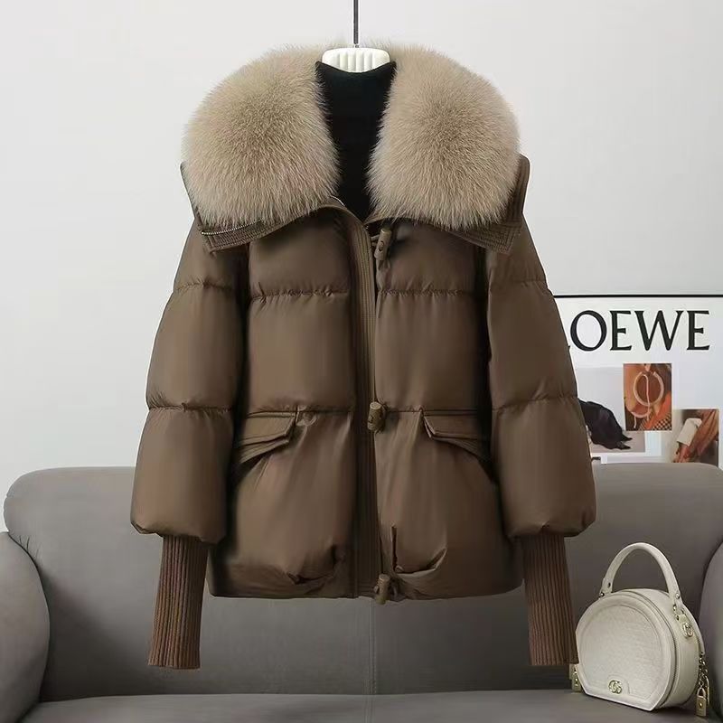 Wool-Cotton Blend Coat